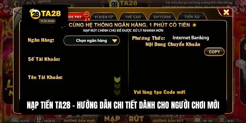 Nạp tiền TA28
